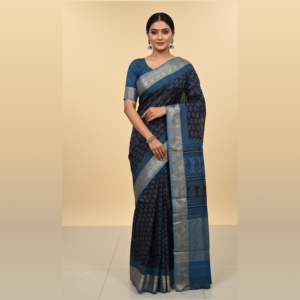 Blue Saree